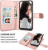 Njjex Galaxy A11 Case for Samsung Galaxy A11 - Wallet Case with 9 Card Slots, PU Leather, Detachable Kickstand