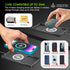 LANSEMKU 15w 17/16/15/14/13/12 S23 S22 S20 30cm Wireless Car Charger Pad, Fast Car Wireless Chargers Charging pad Non