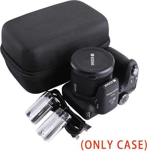 JINMEI Hard EVA Carrying Case for KODAK PIXPRO AZ401/AZ405/AZ425/AZ255 Digital Camera (Black)