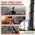 Votex 8" Universal Short Rubber Spiral Antenna Kit Enhanced Reception, Carwash Proof, Flexible and Durable with Tuned