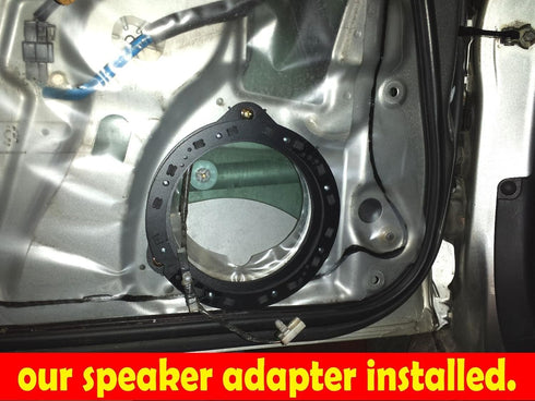 Front Door Speaker Adapter Spacer Rings Fits 1993-2007 Subaru Impreza - SAK026_55-1 Pair