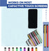 200 Pack Stylus Pens for Touch Screens - Capacitive Screen High Sensitivity Metal Tablet Pen, Universal Fine Point, 10