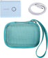 khanka Hard Case for Anker 45W Wall Charger & 5,000mAh 20W Portable Charger, Case Only (Blue)