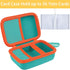 co2CREA Hard Case for Yoto Mini 2024 Edition Kids Audio Music Player, Teal Case Holds Up to 36 Audiobook Cards