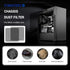 120mm Fan Dust Filter PC, 10Pack PVC Computer Dust Filter Mesh with Screws for Cooler Fan (PVC, 120 * 120mm, 10pcs,