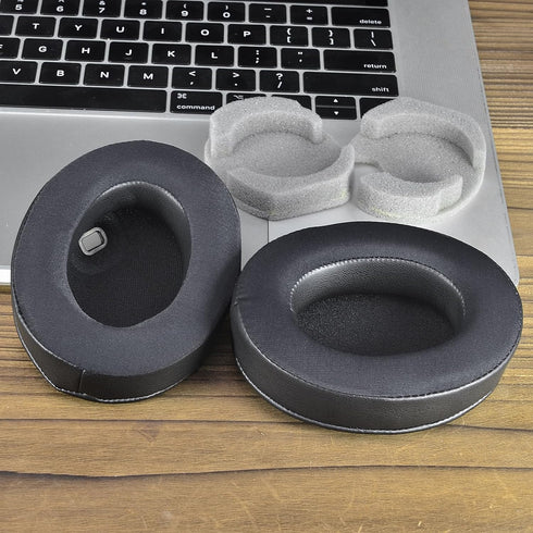 Adhiper Earpads for Sony WH-1000XM4 Headphones, Soft Cooling Gel, Noise Isolation Memory Foam, Black.