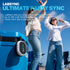 JLab 8+ IP55 100 Pop Party Portable Bluetooth Speaker, Black, Hours of Playtime, Waterproofing, Detachable Loop Handle