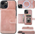 Bocasal Wallet Case for iPhone 13 Compatible with MagSafe Magnetic RFID Blocking Detachable