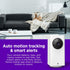 Roku Indoor Camera 360° for Home Security - 1080p HD Color Night Vision, Works with Alexa & Google, Motion Detection