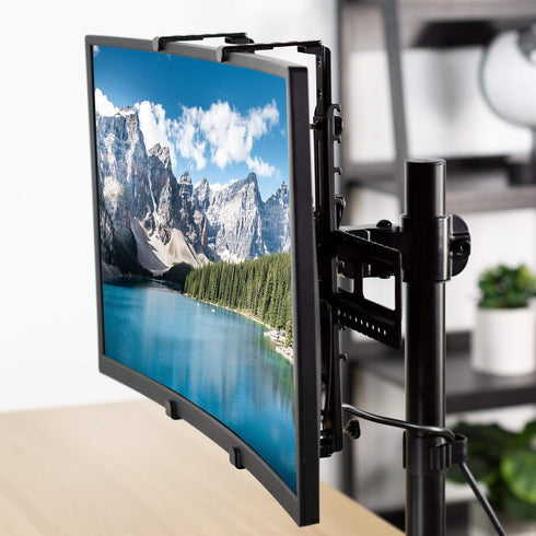 VIVO Universal Adapter VESA Mount Kit for 20 to 32 inch Flat and Curved Monitors, Black