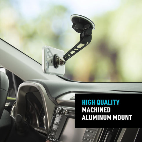 Nite Ize Steelie Windshield Mount - Phone Holder for Car Windshield - Alternative to Car Dashboard & Vent Phone Mounts
