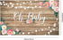 Rustic Wood Baby Shower Backdrop Banner Oh Baby Floral Decorations for Girls and Boys Birthday Party Supplies