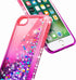 NGB iPhone 6 6S 7 8 Case, with Tempered Glass Screen Protector, Ring Holder, Pink/Purple