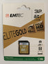 Emtec Elite Gold SDHC Class10 UHS-I U1, 32GB