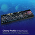 GUNMJO PBT Dye-Sublimation Astronaut Keycaps for Mechanical Keyboard, OEM Profile 61/87/104 Keys with Cherry Gateron MX