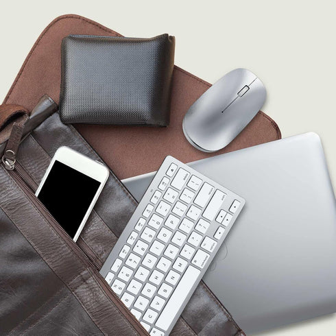 Bluetooth Keyboard and Mouse for Mac, OMOTON Ultra-Slim Combo, Wireless for MacOS, MacBook Pro/Air, iMac, Laptop and PC