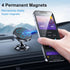 ?2-Pack?Magnetic Phone Holder for Car, Strong Magnet Mount with 4 Plates, 360° Rotation for iPhone and Cell Phones