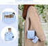 Camera Case and Album for Fujifilm Instax Mini 12, Carry Bag with Strap and Photo Album - Pastel Blue