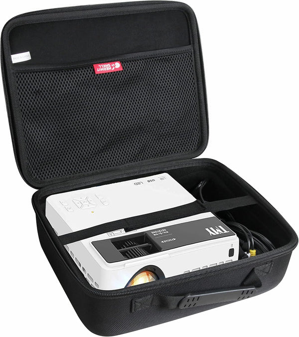 Hermitshell Hard Travel Case for TMY Mini Projector Upgraded 9500 Lumens Bluetooth Projector (Includes Case and Tripod)