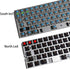 NPKC ABS 84 64 Key OEM ANSI ISO Keyset, 1.5mm Thickness Shine Through for YMD75 KBD75
