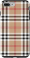 iPhone 7 Plus/8 Plus Checkered Plaid Flannel Gingham Pattern Case