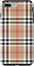 iPhone 7 Plus/8 Plus Checkered Plaid Flannel Gingham Pattern Case