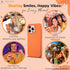 IceSword 15 Shockproof,6.1 inch 15Pro- Compatible with iPhone Pro Case Orange, Liquid Silicone Phone Case Cover Slim