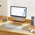 16Inch Monitor Stand Riser, Wood Desk Organizer with Monitor Stand & Storage Computer Monitor and Laptop Riser