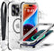 iPhone 15 Pro Max Waterproof Case Compatible with MagSafe, Translucent Slim IP68 Underwater Built-in Screen Protector,