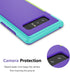 Jeylly Galaxy Note 8 Case - Slim Hybrid Impact Rugged Soft TPU & Hard PC Bumper, Shockproof Cover (Purple)