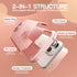 IDweel iPhone 14 Pro Max Case - Rose Gold, 2-in-1 Shockproof, Screen Protector, 360° Ring Holder, Camera Lens Protector.