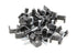 THE CIMPLE CO - Siamese Coaxial Cable Clips, Cat6, Electrical Wire Cable Clip, 1/2 in Nail Clip and Fastener, Black, Double(50 Pieces per Bag)