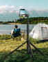 YUMAZLA 71''/180cm Extendable Phone Tripod Aluminum, Portable Stand for Video Recording, Travel Tripod for iPhone/Cell