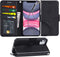 Arae Case for iPhone 11 Wallet Case Cover with Card Holder PU Leather