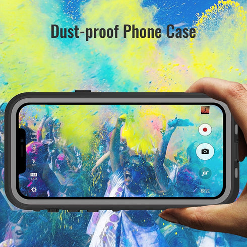iPhone 13 Pro Case, Waterproof & Shockproof Full Protection, IP68, 6.1 Inch, Black