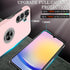 Samsung Galaxy A15 5G Case with 2 Screen Protectors, 360° Magnetic Ring Holder Kickstand Phone Case (Pink)