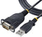 StarTech.com 3ft USB to Serial Cable, DB9 Male RS232 to USB Converter, Prolific IC Adapter for