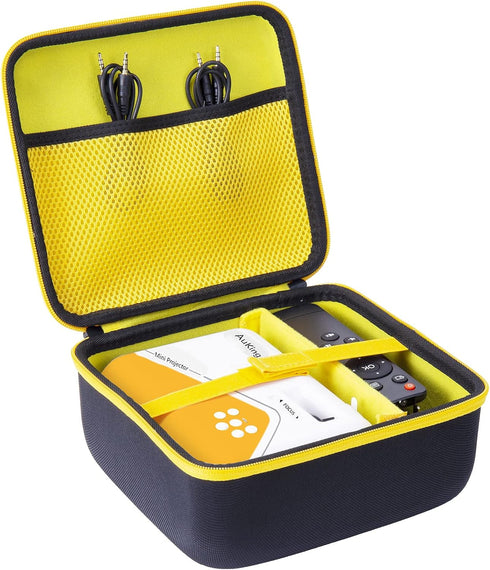 co2CREA Hard Case for Mini Projector AuKing 2024 Upgraded 1080P Supported Outdoor Projector