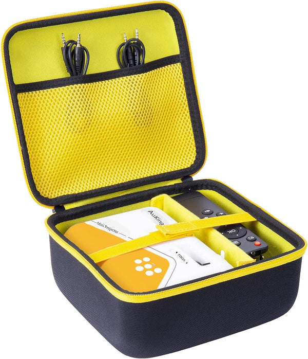 co2CREA Hard Case for Mini Projector AuKing 2024 Upgraded 1080P Supported Outdoor Projector