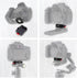 FocusFoto Quick Release Plate Kit, Camera Tripod Mount QR Plate and Rapid Connect Clamp Adapter for DSLR/Mirrorless