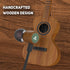 USB C Headphones for iPhone, Type C Earbuds Red Pear Wood Wired HiFi Stereo with Remote & Mic, USB C Earphones Compatible with iPhone 15 Pro Max, Galaxy S23, iPad Pro Device with Type C, Dark Green
