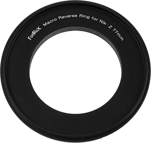 Macro Reverse Ring 77mm Adapter for Nikon Z - Camera Mount to 77mm Filter Thread for Nikon Z-Mount Cameras