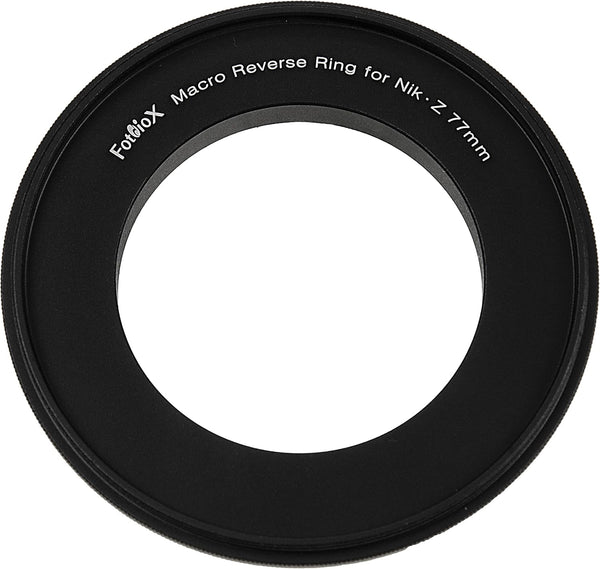 Macro Reverse Ring 77mm Adapter for Nikon Z - Camera Mount to 77mm Filter Thread for Nikon Z-Mount Cameras