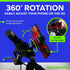 Mongoora 3 Bike & Motorcycle Phone Mount - GPS Cell Phone Holder for Bicycle Handlebar - Easy to Install Bike