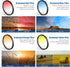 NEEWER 58mm Lens Filter Kit with Mobile Phone Lens Clip, CPL, ND32, 6 Point Star Filter, 4 Graduated Filters for iPhone