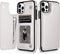 HianDier Wallet Case for iPhone 12 Pro MAX, 5G 6.7-inch Slim Protective Flip Folio with Credit Card Slot, White