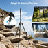 JUBOR 17.776.8" 1/4" 6.6lb, Photography Light Stand, Adjustable Aluminum Tripod Light Stands with Thread, Max Load