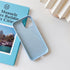 Jmltech Silicone Case for iPhone 13 Pro Max, Slim Blue Heart Design with Soft Microfiber Lining