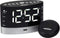JENSEN JCR-255 .6-Watt AM/FM Dual-Alarm Digital Clock Radio with Under-Pillow Vibrator, Black