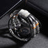Bands Compatible with Garmin Venu 2/Venu 3/Vivoactive 4 45mm/Samsung Galaxy Watch 3 45mm/Gear S3, 22mm Leather Vintage